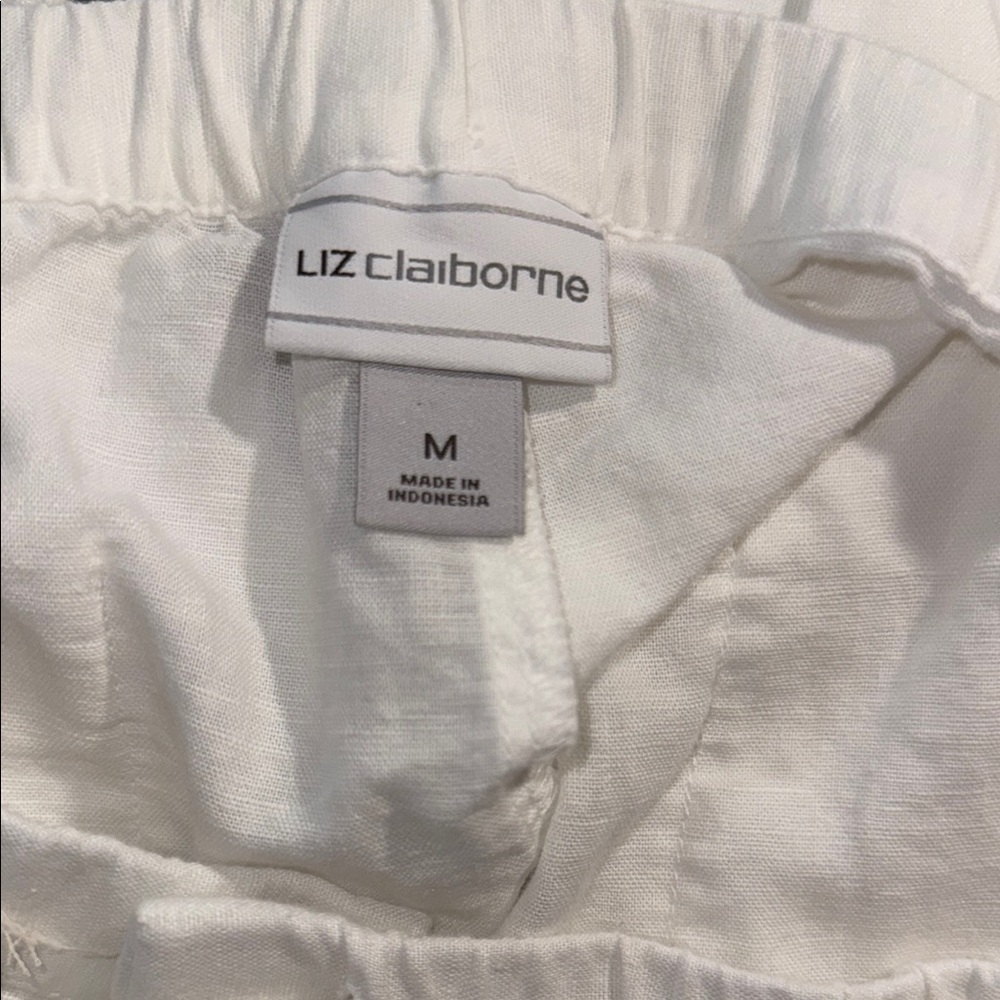 White Drawstring Pants - Picture 5 of 6